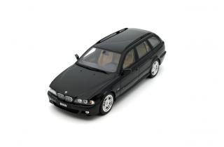BMW E39 540i Touring M-Pack 2001  Black Saphire Metallic 475 OttO mobile 1:18 Resinemodell (Türen, Motorhaube... nicht zu öffnen!)